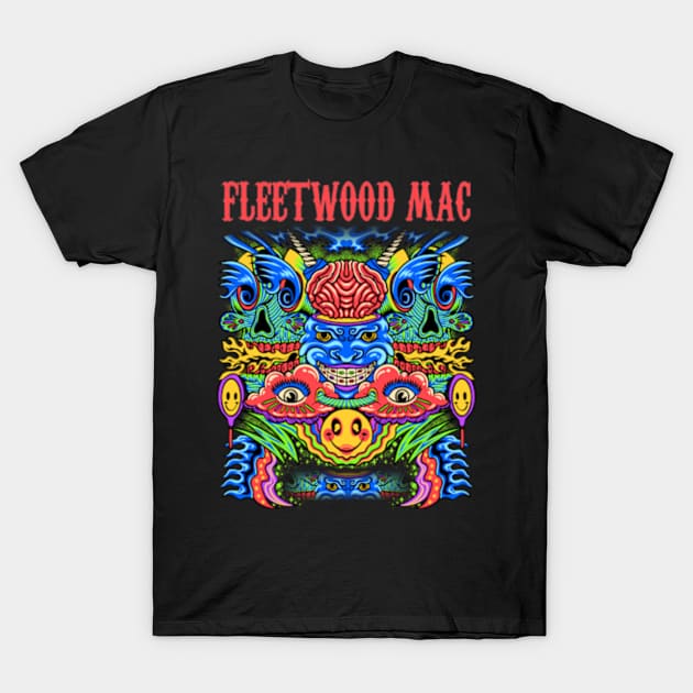 FLEETWOOD MAC BAND MERCHANDISE T-Shirt by Summer Inen